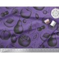 thumbnail image 2 of Soimoi Moss Georgette Fabric Mix Fruits Print Sewing Fabric Yard 42 Inch Wide, 2 of 3