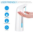 thumbnail image 2 of transemion Automatic Soap Dispenser Touchless Refill Soaps Pump 400ml Battery Operated Waterproof Sensor Liquid Dispensers Bathroom Hotel Porcelain White, 2 of 8