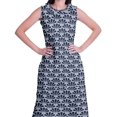 thumbnail image 2 of Moomaya Printed Womens Sleeveless Peter Pan Collar Kurta Pant Set,2 Piece Ethnic Set, 2 of 6
