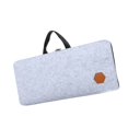 thumbnail image 2 of funtasica 87 Key Keyboard Case for Mechanical Keyboards Gaming PC Keyboard Storage Bag Light Gray, 2 of 9