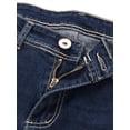 thumbnail image 3 of FOCUSNORM Men Casual Ripped Hole Jeans, Middle Waist Pencil Denim Trousers, 3 of 8