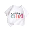 thumbnail image 1 of Économies d'Été! SROBPTY Garçons Filles T-Shirts à Manches Courtes Hauts, Été Garçons et T-Shirt à Col Rond à Manches Courtes pour Enfants Moyens et Grands Robe d'Été Décontractée à Demi-Manches Blanc, 10 Ans, 1 of 5