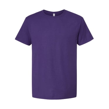 Jerzees Mens Premium Blend Ringspun Crewneck T-Shirt, 2XL, Deep Purple