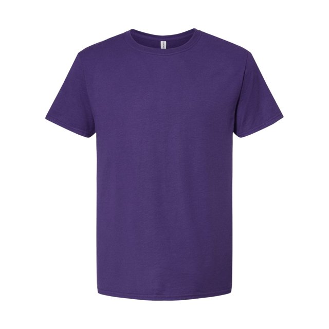 Jerzees T-Shirt Col Rond pour Hommes, Mélange Premium, Filé à l'Anneau, 2TG, Violet Profond