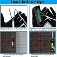 thumbnail image 2 of 2pcs Universal Garage Door Opener Switch 41a4166 Lighted Wall Mounted Push Button Black Finish With, 2 of 3