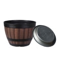 thumbnail image 2 of Pot de Fleurs en Baril de Whisky en Résine, Style Vintage, pour Intérieur et Extérieur, Jardin, Cour, Patio, 2 of 2