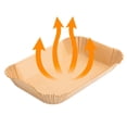 thumbnail image 5 of JUNWELL Doublures en Papier Jetables pour Friteuse à Air Chaud pour Ninja Dual Airfryer Papier Parchemin Antiadhésif Rectangulaire Accessoires pour Friteuse à Air Résistant à l'Huile Imperméable Doublure en Papier pour Four à Micro-Ondes (10, 5 of 5