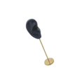 thumbnail image 1 of Earring Display Stand Human Ear Photography Display Model Stud Holder Showcase Jewelry Organizer Right Ear Black, 1 of 9