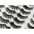 thumbnail image 2 of False Eyelashes Faux Mink Lashes 20 Pairs Long Dramatic Fluffy Volume Natural Fake Eyelashes Value Pack MC-8, 2 of 5