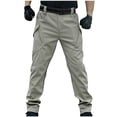 thumbnail image 1 of cllios Pantalon Tactique pour Hommes à Multiples Poches Pantalon Cargo de Randonnée Pantalon de Travail Léger pour Hommes Construction Pantalon de Travail Résistant à l'Eau, 1 of 8