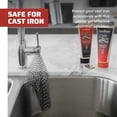 thumbnail image 3 of Camp Chef Chainmail Scrubber - 7x7 Inch Stainless Steel Cookware Cleaner for Cast Iron & Steel Griddles, 3 of 7