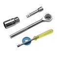 thumbnail image 4 of GROWTH TANK 40 Piece Drive Socket Set 1/4 and 3/8 Inch Tool Standard Ratchet Wrench Sleeve,, 4 of 5