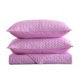 thumbnail image 3 of JML Quilt Set Queen 3 Piece Coverlet, Microfiber Embossed Bedspread with 2 Shams,88"x92", 3 of 5