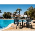 thumbnail image 3 of Ares Resin Square Dining Table Black 31 inch, 3 of 3