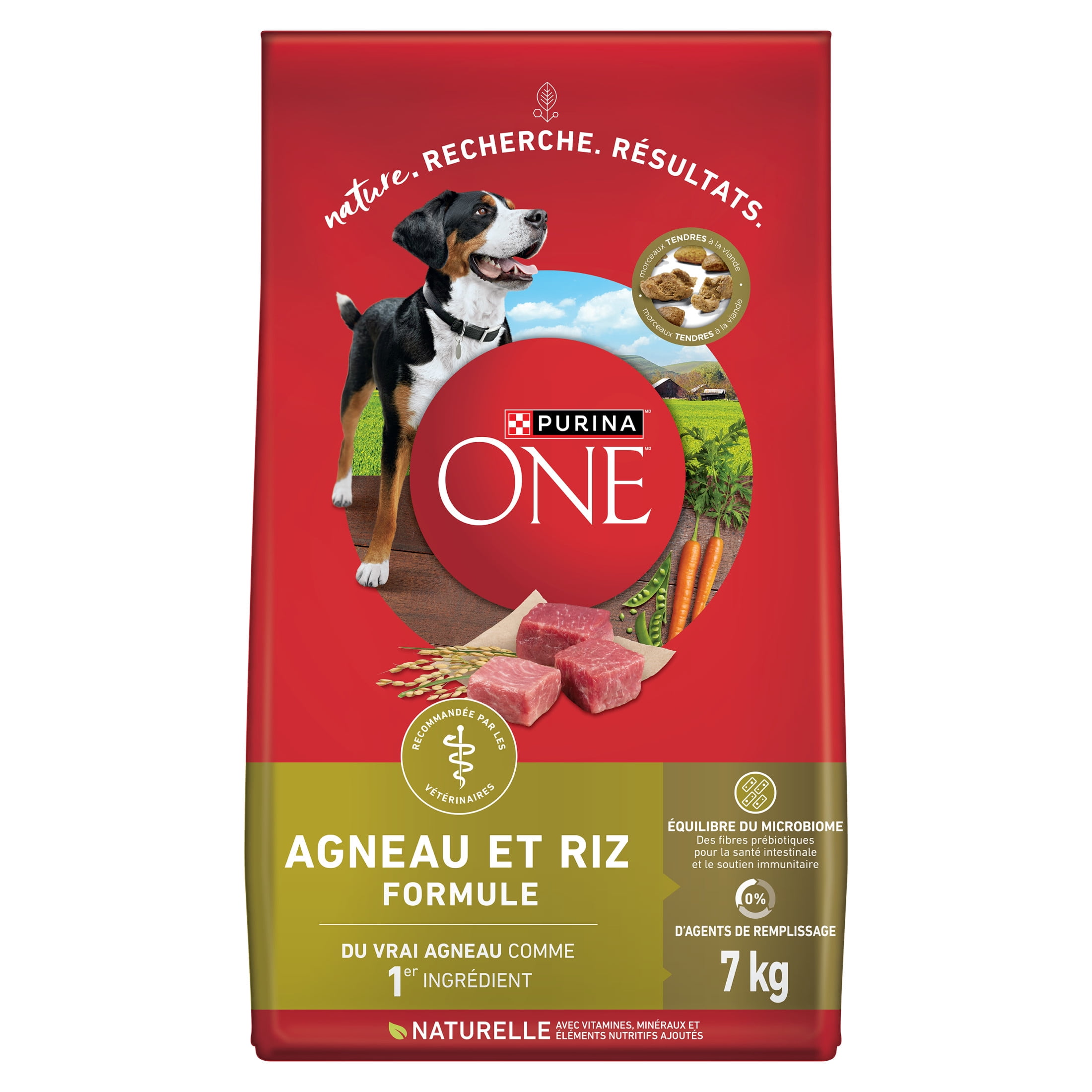 Purina ONE Formule Agneau & Riz, Nourriture Sèche pour Chiens 7kg