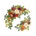 thumbnail image 2 of DOLITY 1 Paire de Couronnes de Fleurs pour Arche de Mariage, Rideaux en Fil, Guirlandes Florales Artificielles, 2 of 9