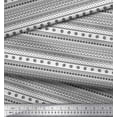 thumbnail image 2 of Soimoi Black polyester Crepe Fabric African Tribal Decor Fabric Printed Yard 42 Inch Wide, 2 of 3