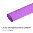 thumbnail image 3 of Unique Bargains Crepe Paper Rolls 7.5ft Long 20 Inch Wide, Light Purple 2 Pack, 3 of 5