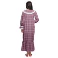 thumbnail image 4 of Moomaya Printed Nightdress For Ladies Cotton Ruffled Border Nursing Nightwear, 4 of 5