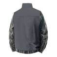 thumbnail image 4 of LNWUY Men's Work Vest Solid Color Standing Collar Multiple Pockets Outdoor Utility Vest Photography and Sports Jacket Coat Gray XXXXL, 4 of 8