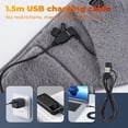 thumbnail image 4 of 2026 new Winter Plush Heating Belt,USB Powered Heating Waist Belt, Heating Pad with Hand Pockets, Electric Heated Waist Belt for Period Cramps Body Joints Pain, Three - Level Temperature Control, 4 of 9