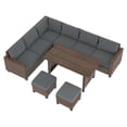 thumbnail image 3 of Better Homes & Gardens Brookbury 5-Piece Patio Outdoor Sectional Set, 3 of 9