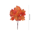 thumbnail image 3 of Birdeem Feuille d'Érable Rouge Simulation Décoration de Jardin Intérieur Cour Plante d'Ingénierie Aménagement Paysager Fausses Branches Plantes Vertes en Plastique, 3 of 12