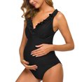 thumbnail image 1 of Maillots de Maternité à Volants, Maillot de Bain à Volants, Falbala, Décolleté en V Profond, 1 of 7