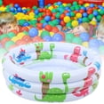thumbnail image 4 of With Eco-friendly PVC Material Waterproof Children Dinosaur Mini Pool, Wear-Resistant Little Pump Pool, Training For Babies Kids, 4 of 8