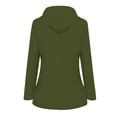 thumbnail image 5 of Aqestyerly Women Windproof Hooded Raincoat,Plus Velvet Solid Outdoor Jacket For Winter Rain and Wind Protection HWRETIE, 5 of 5