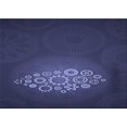thumbnail image 1 of Ahgly Company Machine Washable Indoor Rectangle Transitional Night Blue Area Rugs, 7' x 9', 1 of 7