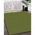thumbnail image 3 of Ahgly Company Tapis Rectangulaire Lavable en Machine Intérieur Transitionnel Vert Armée, 2 Pieds x 4 Pieds, 3 of 7