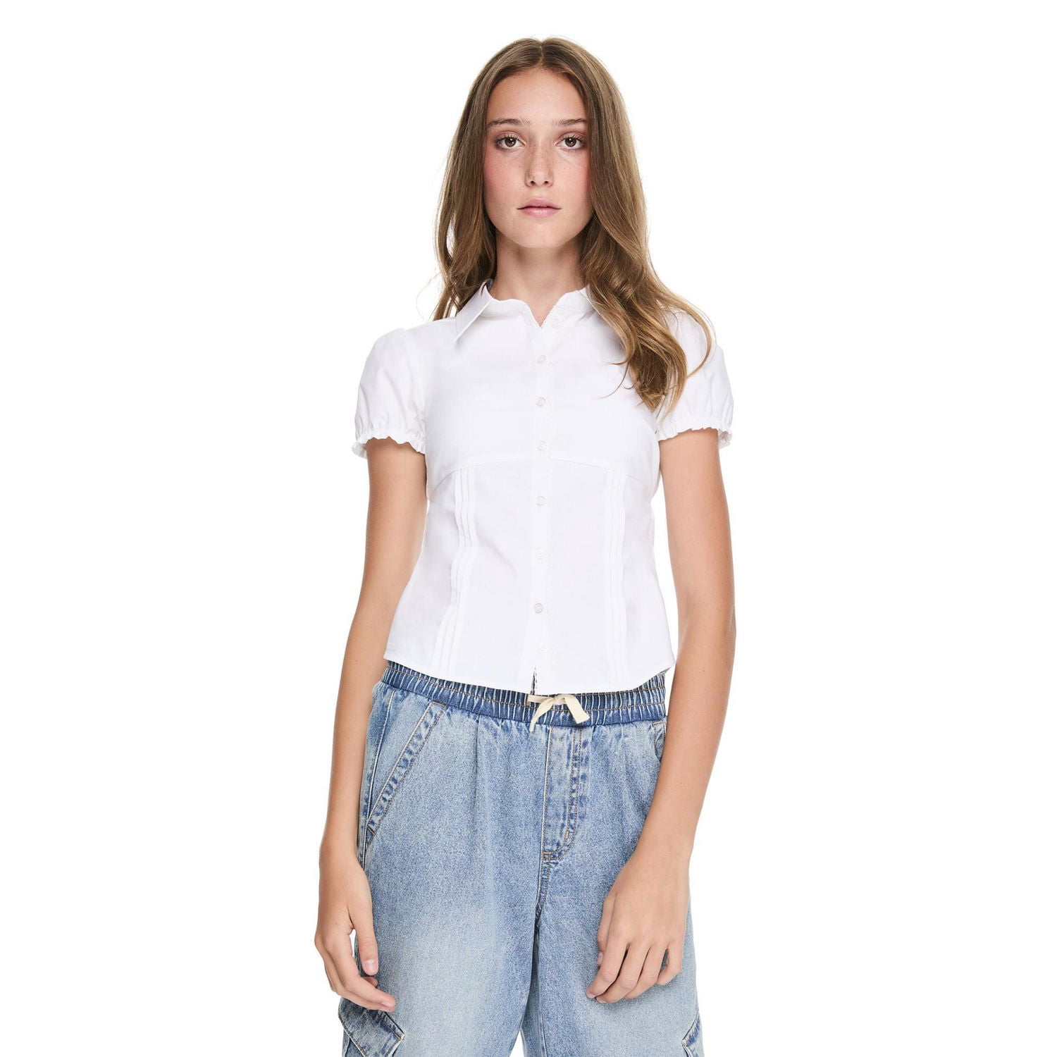 Chemisier ajusté à plis et noué l’arrière My Sister’s Closet pour filles