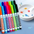 thumbnail image 4 of Kiddies Create Magical Water Floating Drawings Bundle 8Colors Water Painting Pens for Kids Drawing Water Art Markers Set 10ml Craft Stationery, 4 of 7
