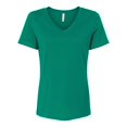 thumbnail image 1 of BELLA + CANVAS - Women’s Relaxed Jersey V-Neck Tee - 6405, 1 of 1