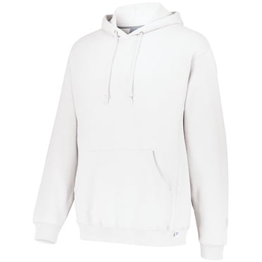 Russell Athletic Dri Power Hooded Sweatshirt, XL, White