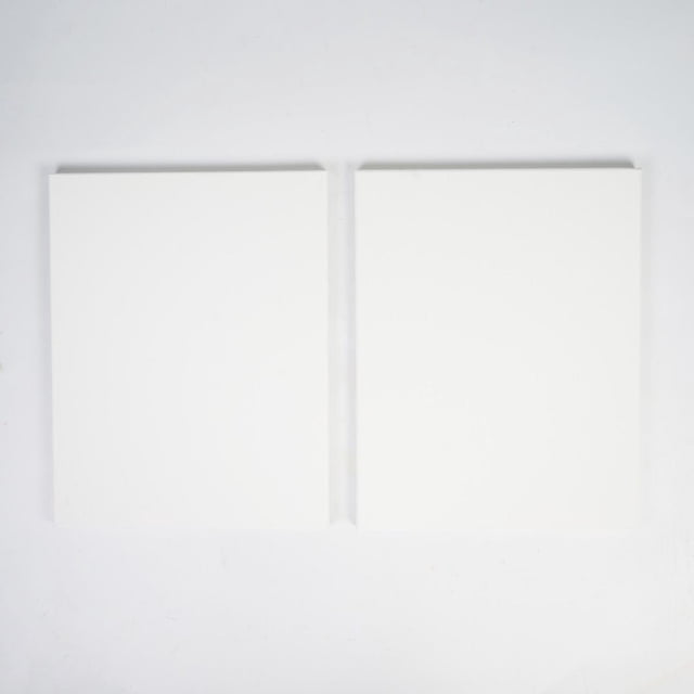 North Shore 2 pack canvas with two blank white stretched canvases made from 100% acid-free cotton, triple primed and back-stapled on smooth wood frames, ready for oil, acrylic, watercolor, and gouache painting, suitable for beginners and professionals.