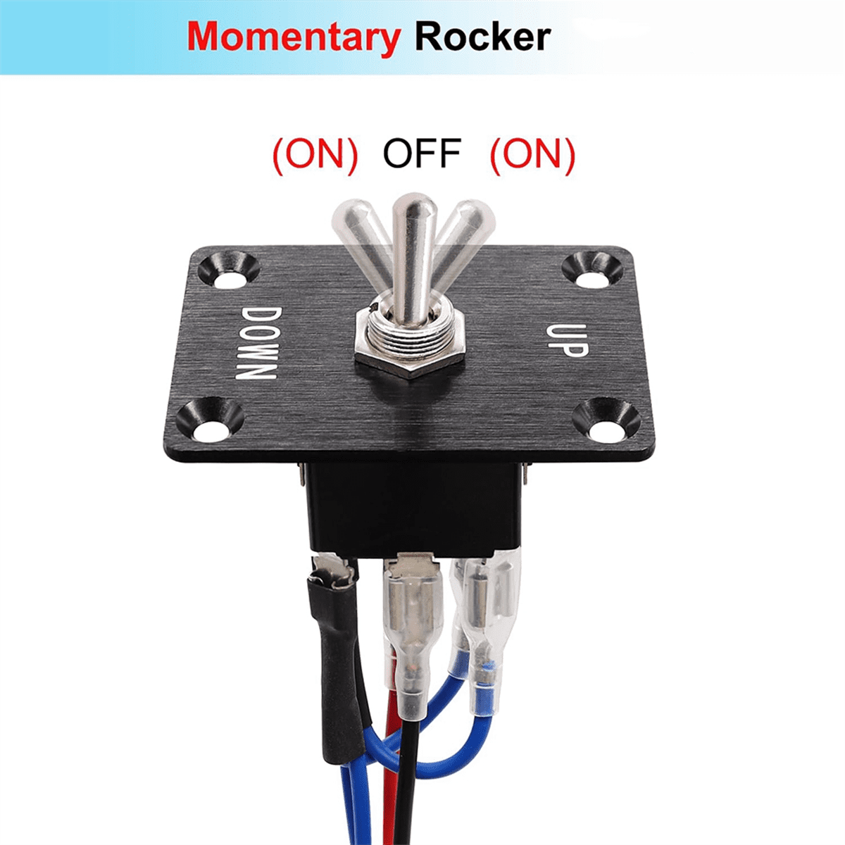 Rocker Toggle Switches Momentary 6 Pin 3 Position (ON)-Off-(ON)UP/Down ...