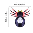thumbnail image 3 of Fridja Décorations d'Halloween Gonflables Magiques Éclairées de 63 Pouces de Large avec Araignée, Lumières DEL à Rotation de Couleur Intégrée pour Fête des Fêtes, Cour, Jardin, Déco, Cadeau d'Halloween pour Enfants, 3 of 9