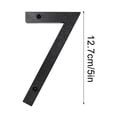 thumbnail image 2 of Meitianfacai 5 Inch Modern Metal House Numbers Black Door Number House Address Letters And Numbers For Outside Signs, 2 of 5