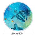 thumbnail image 2 of Up to 65% Off SMihono Round Printed Microfiber Beach Towel Super Lightweight Colorful Bath Towel Sandproof Beach Blanket Beach Mat Multi-Purpose Towel For Travel Swimming Pool, 2 of 6