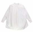 thumbnail image 2 of CO Essentials Men's White A-Line Button Down Shirt Dress - S, 2 of 2