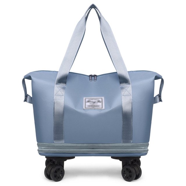 Large Capacity Travel Bag with Wheels, Universal Wheel Removable, Expandable Foldable Duffle Bag