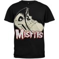 thumbnail image 1 of Misfits - T-Shirt en Feuille avec Grand Logo de Crâne, 1 of 1