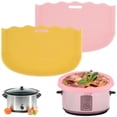 thumbnail image 1 of AMERTEER 2Pcs Silicone Slow Cooker Liners  Reusable Silicone Slow Cooker Accessory Leak-Proof Safe Fits Most 6-8 Quart Oval or Round Pots, 1 of 8