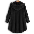 thumbnail image 4 of LSLJS Womens Oversized Hoodies Sweatshirts Fuzzy Fleece Pullover Outerwear Loose Cardigan Wool Coat Winter Jacket, 4 of 7