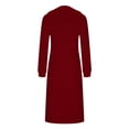 thumbnail image 4 of LOVZFMLL Vestes pour Femmes Décontractées Unies à Manches Longues avec Poche Zippée Sweat à Capuche, 4 of 5
