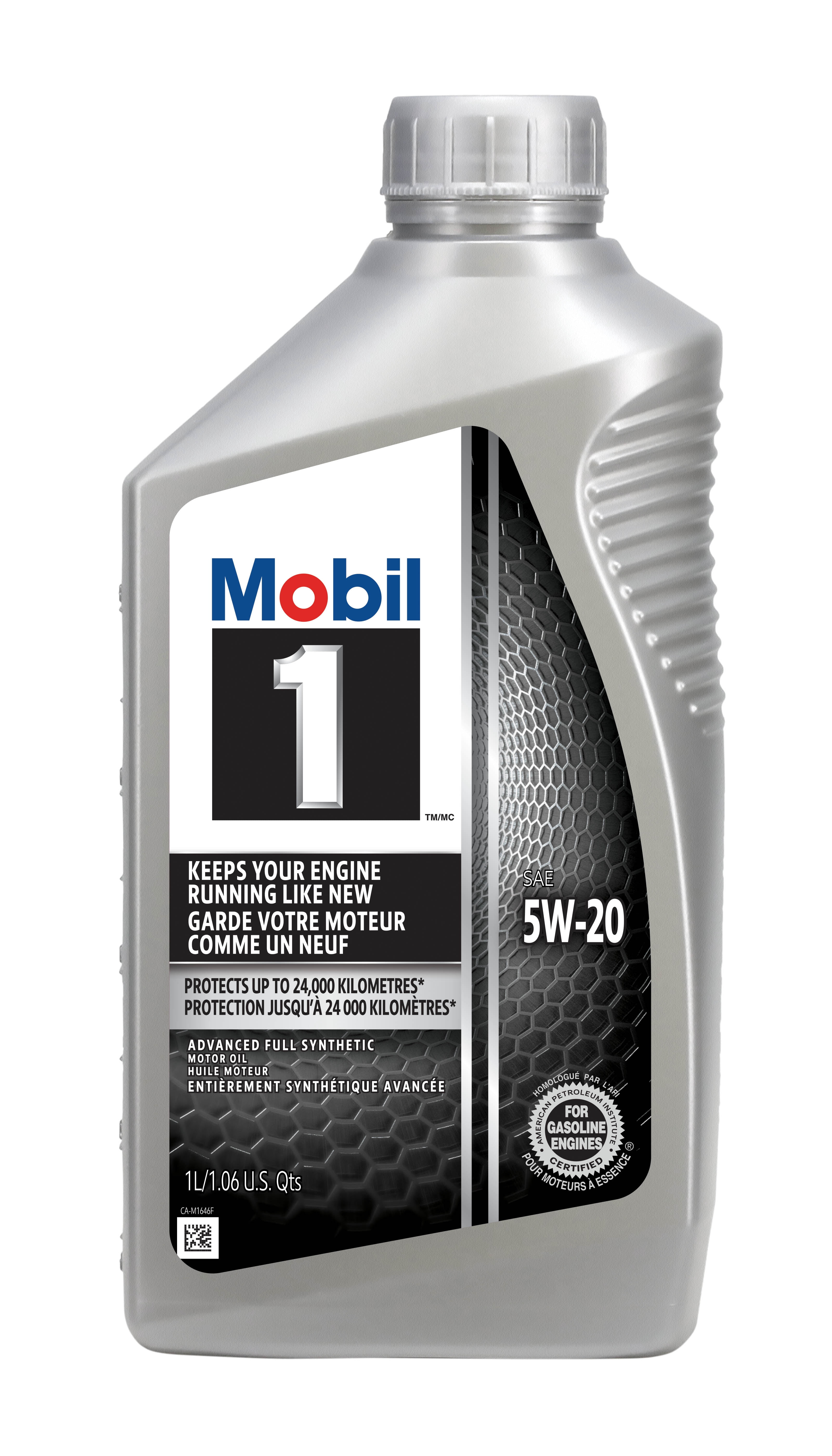 Huile moteur entièrement synthétique Mobil 1™ 5W-20, 1 L