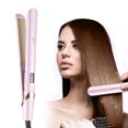 thumbnail image 1 of CkeyiN 2 In 1 Hair Straightener and Hair Curler, 6-Speed Temperature Adjustable Curling Iron,25mm Hair Straightener for Straight and Curly Hair , Wet and Dry, 1 of 8