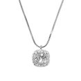 thumbnail image 1 of Necklace Women Necklace Square Rhinestone Pendant Temperament Simplicity Light Luxury Niche Dress Up High-end Simulated  Pendant Necklace Jewelry Accessory, 1 of 6